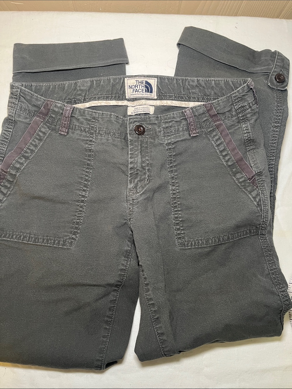 The North Face Women's Straight Leg Gray Utility Jeans